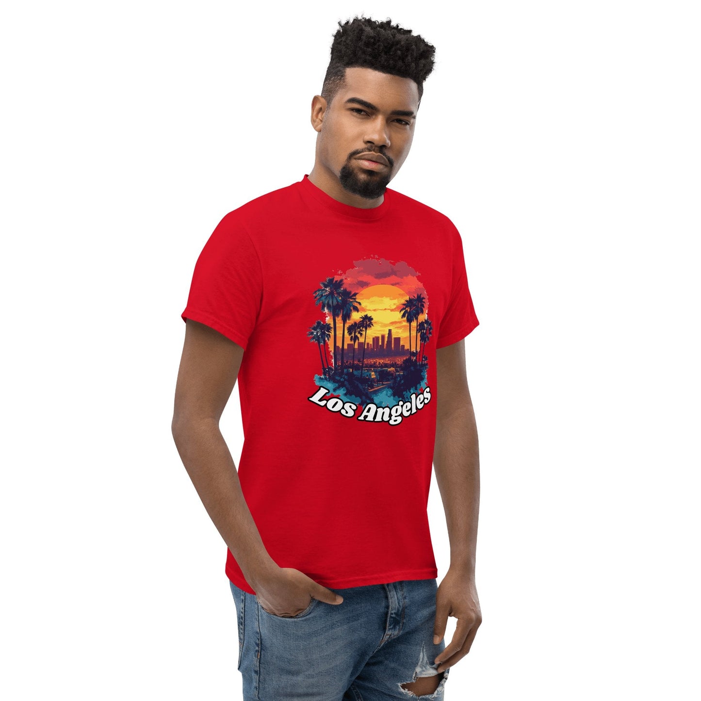 Klassisches Herren T-Shirt "Los Angeles" - Artexio