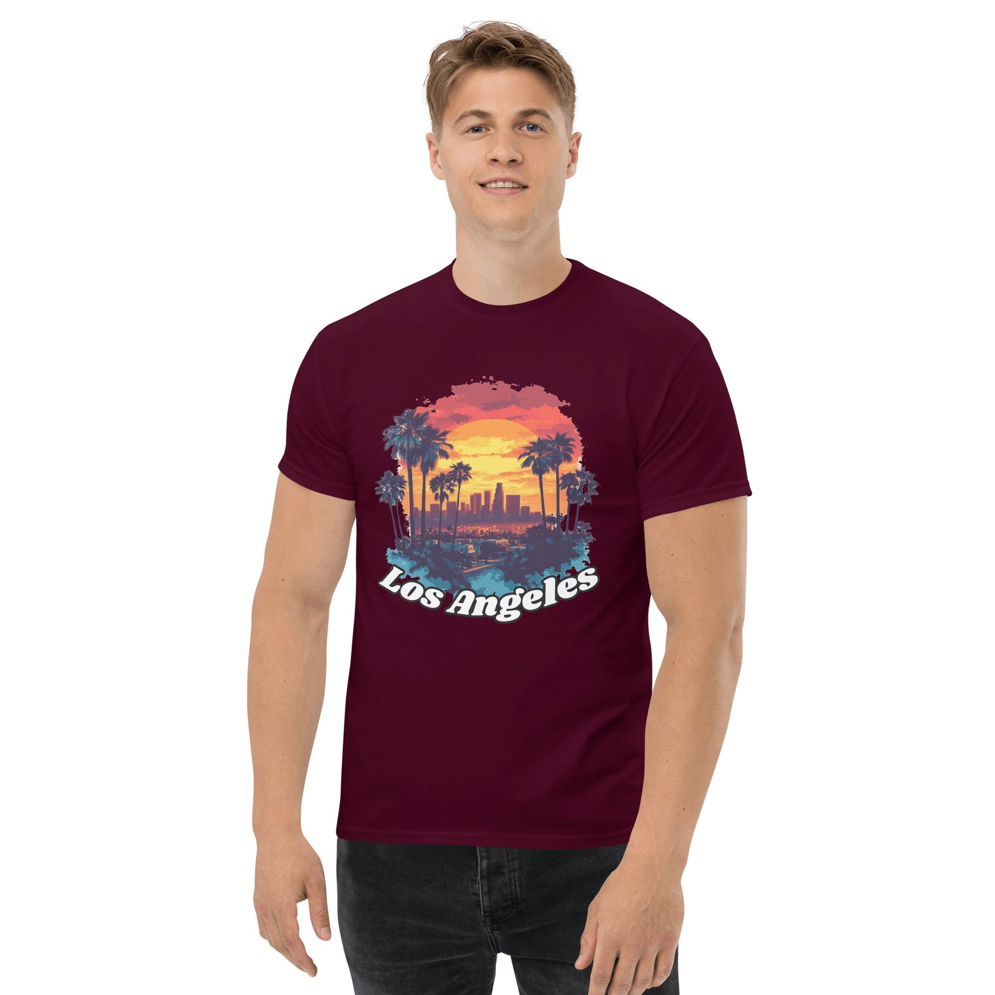 Klassisches Herren T-Shirt "Los Angeles" - Artexio