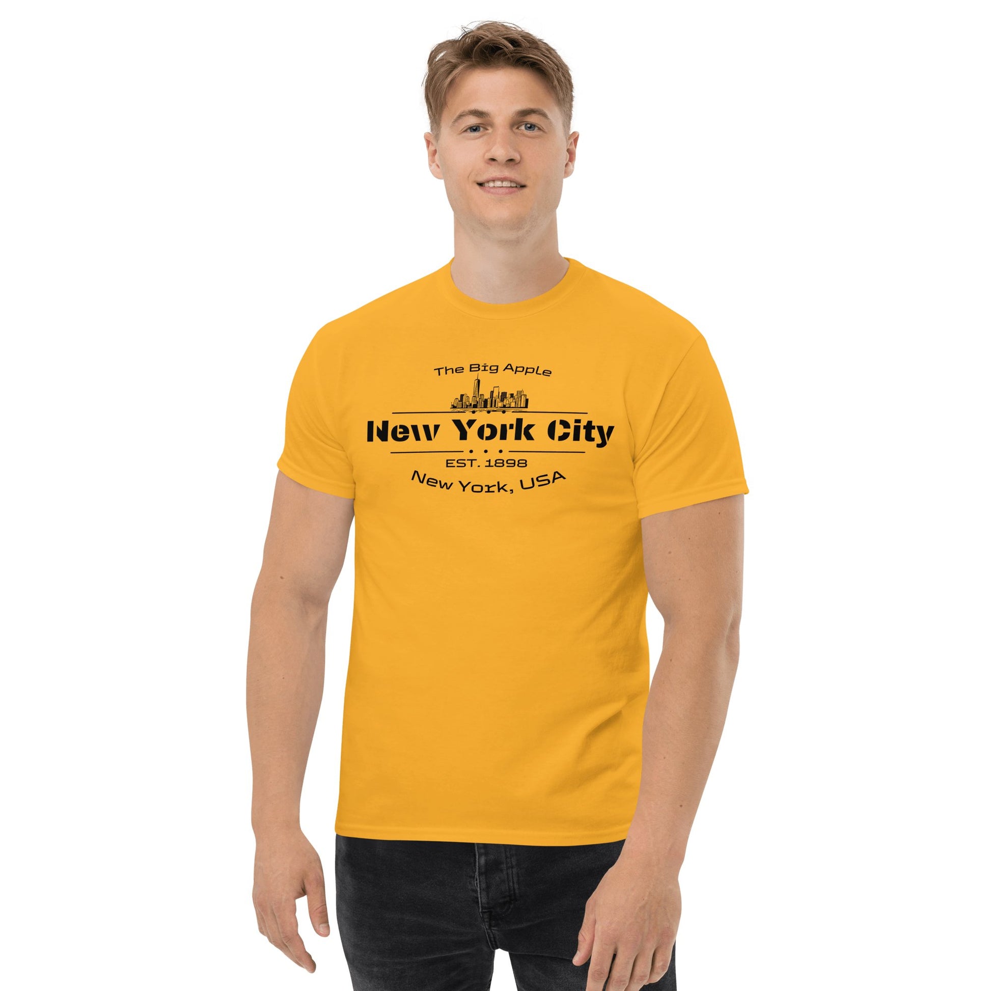 Klassisches Herren T-Shirt "New York City" - Artexio