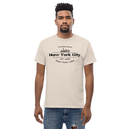 Klassisches Herren T-Shirt "New York City" - Artexio