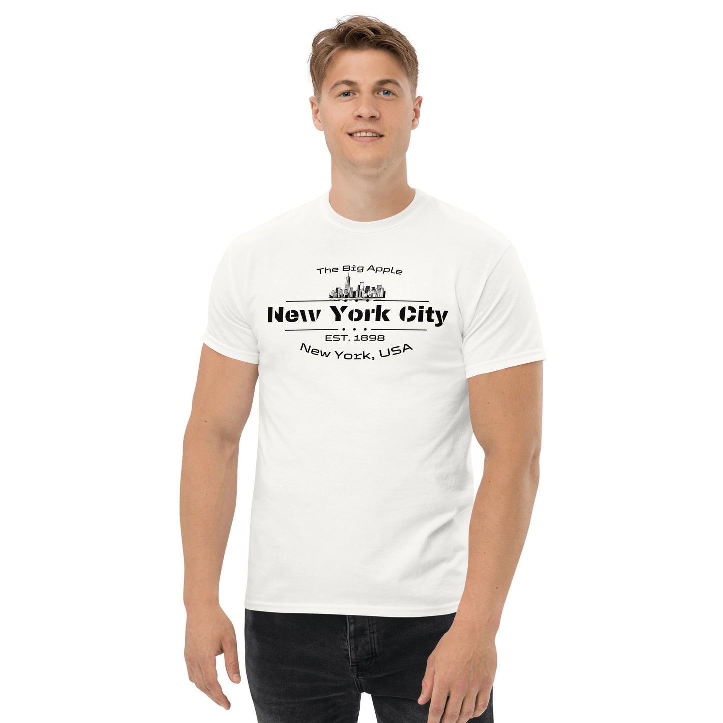 Klassisches Herren T-Shirt "New York City" - Artexio