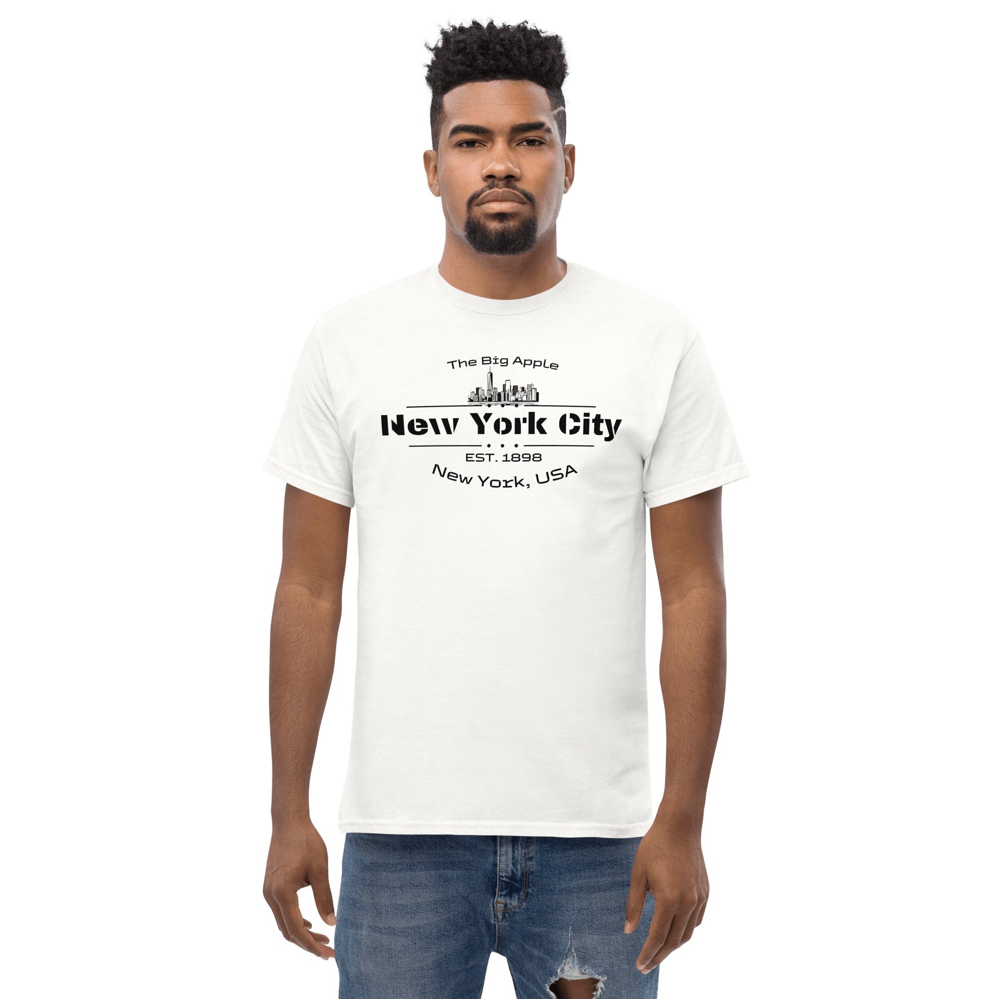 Klassisches Herren T-Shirt "New York City" - Artexio