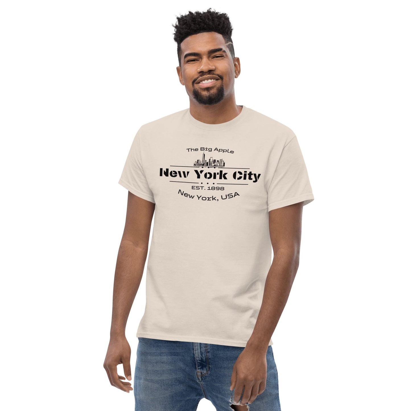 Klassisches Herren T-Shirt "New York City" - Artexio