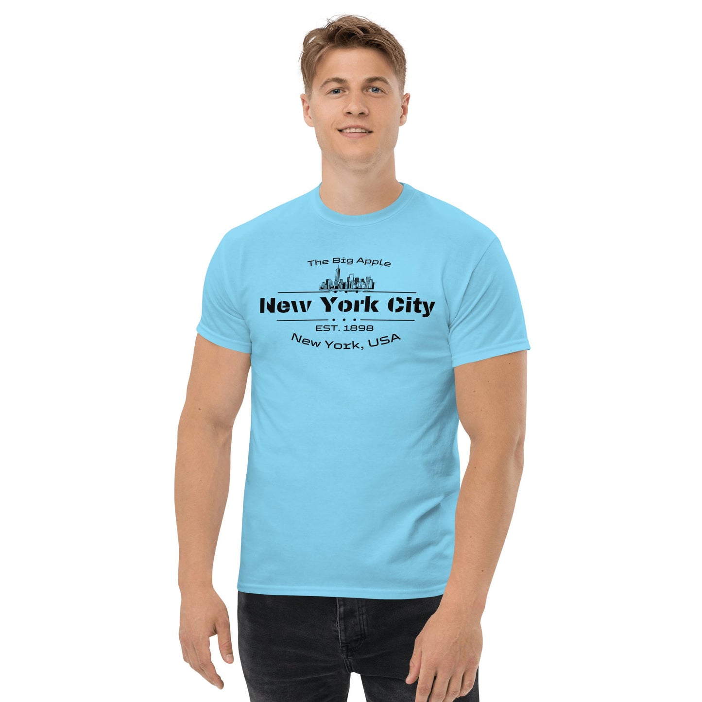 Klassisches Herren T-Shirt "New York City" - Artexio