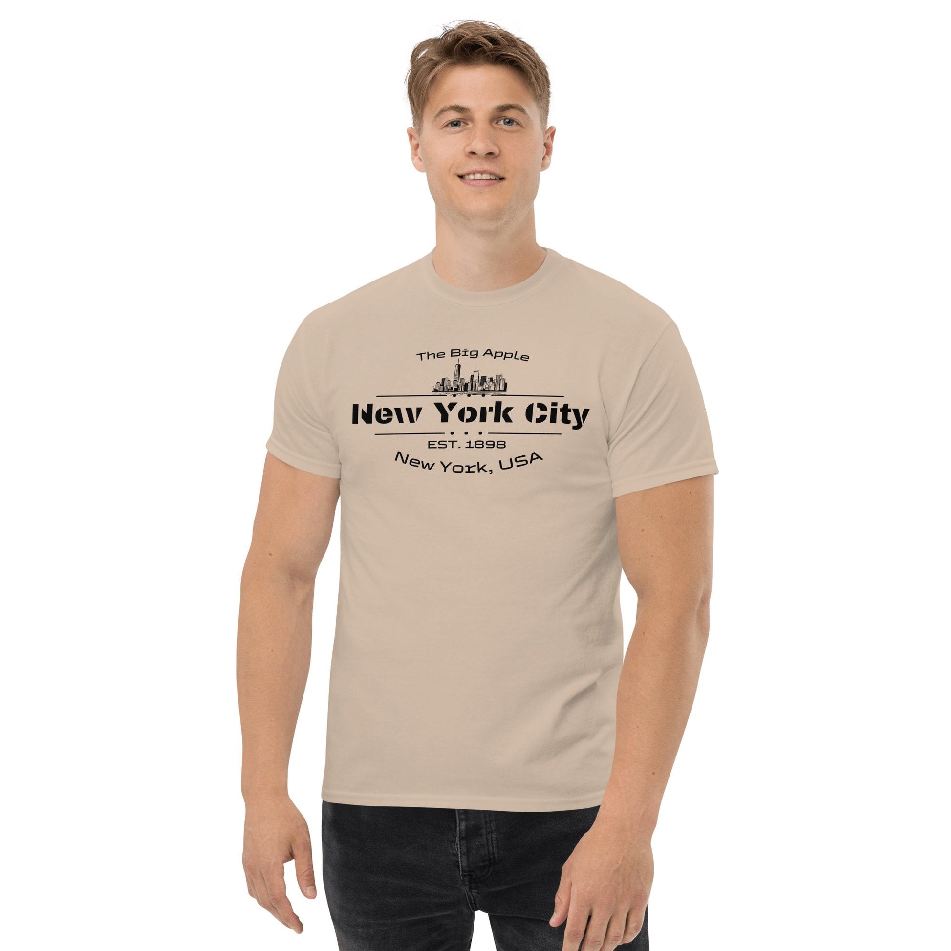 Klassisches Herren T-Shirt "New York City" - Artexio