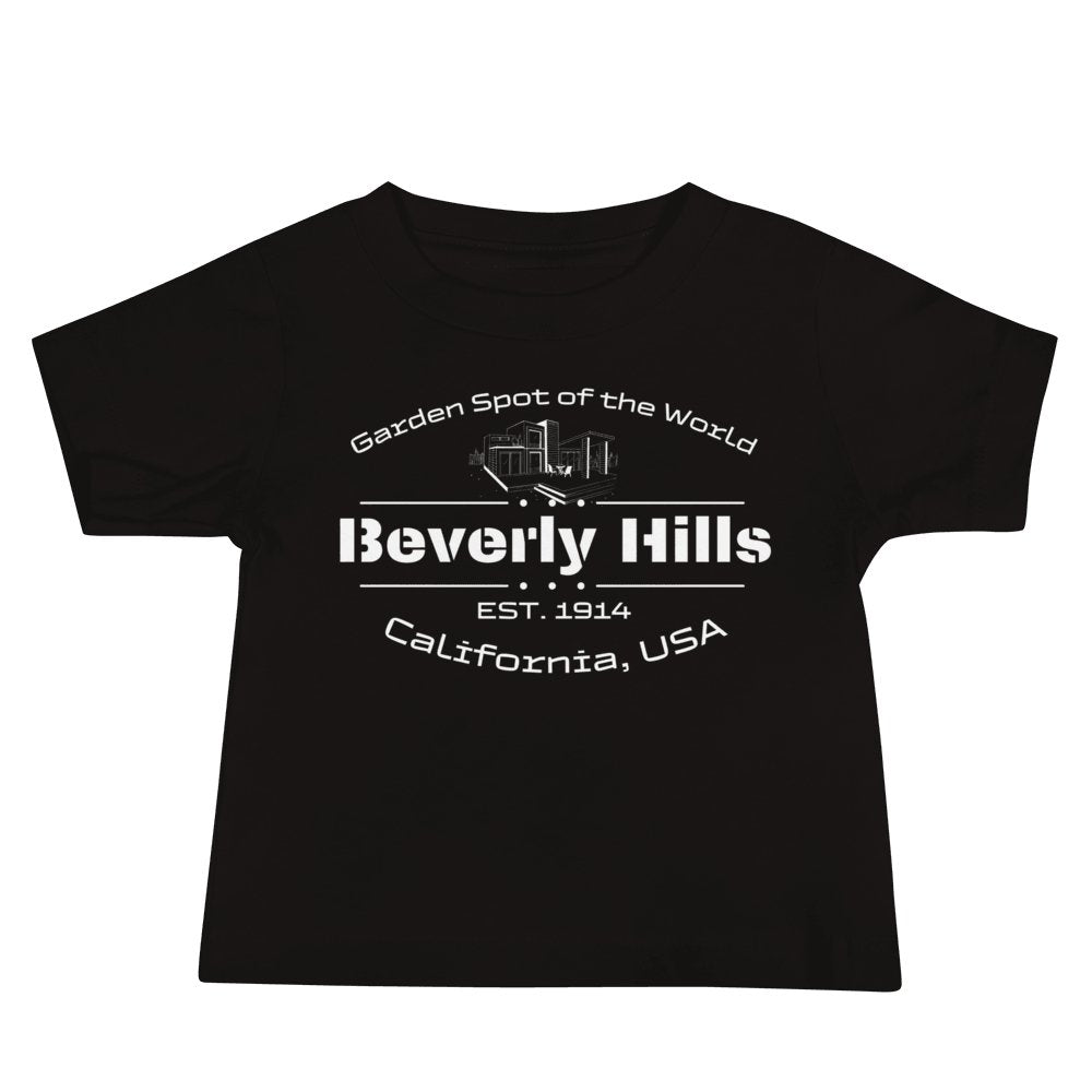 Kurzärmeliges Baby Jersey T-Shirt "Beverly Hills" - Artexio