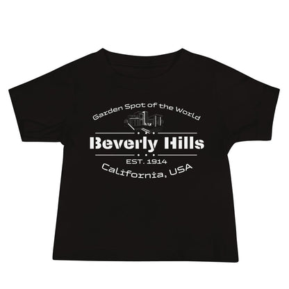 Kurzärmeliges Baby Jersey T-Shirt "Beverly Hills" - Artexio