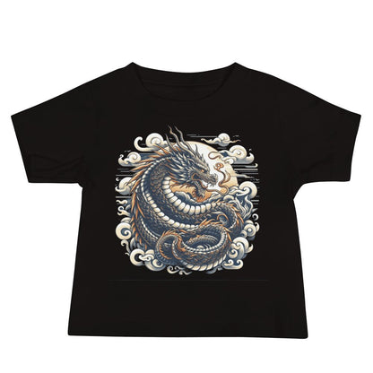 Kurzärmeliges Baby Jersey T-Shirt "Drache" - Artexio