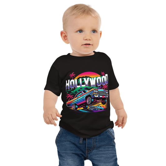 Kurzärmeliges Baby Jersey T-Shirt "Hollywood" - Artexio