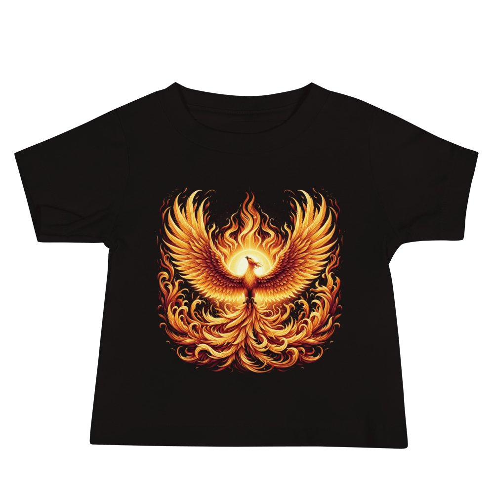 Kurzärmeliges Baby Jersey T-Shirt "Phoenix" - Artexio