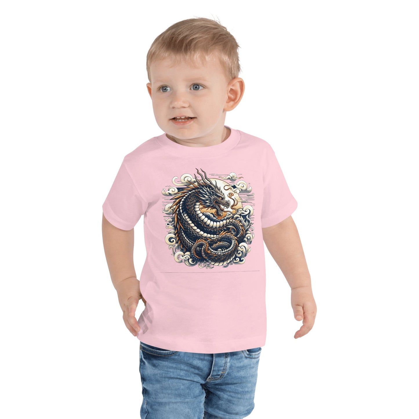 Kurzärmeliges Baby T-Shirt "Drache" - Artexio