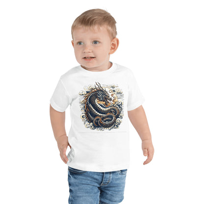 Kurzärmeliges Baby T-Shirt "Drache" - Artexio