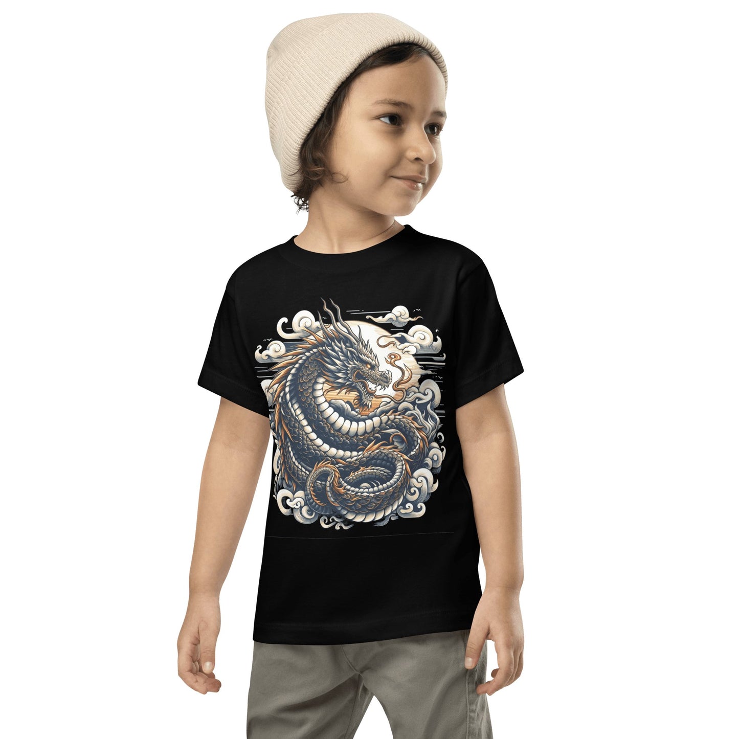 Kurzärmeliges Baby T-Shirt "Drache" - Artexio