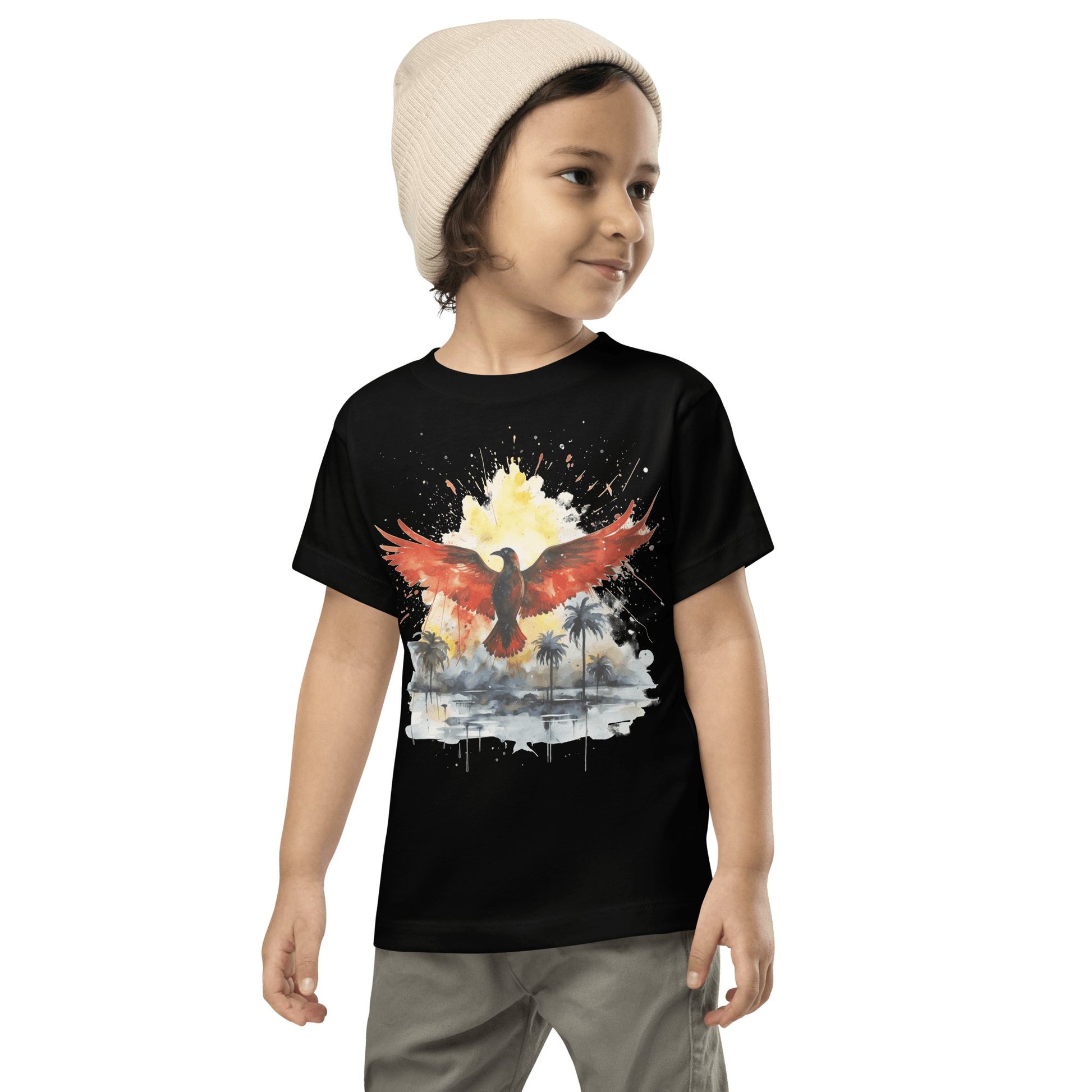 Kurzärmeliges Baby T-Shirt "Firebird" - Artexio