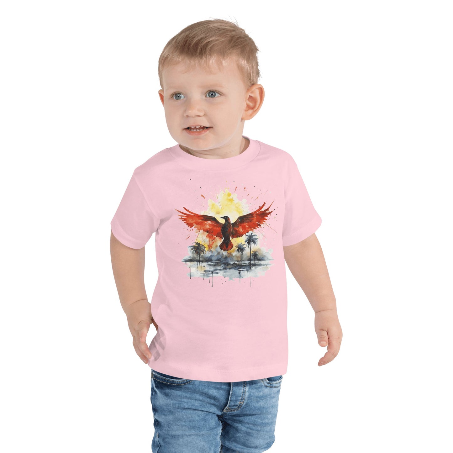 Kurzärmeliges Baby T-Shirt "Firebird" - Artexio