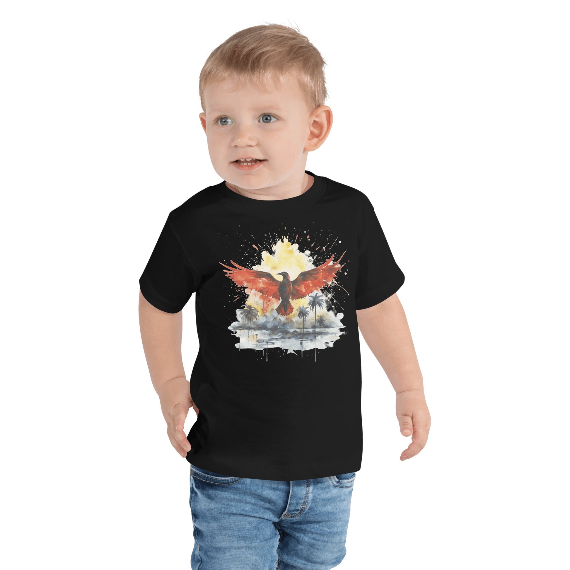 Kurzärmeliges Baby T-Shirt "Firebird" - Artexio