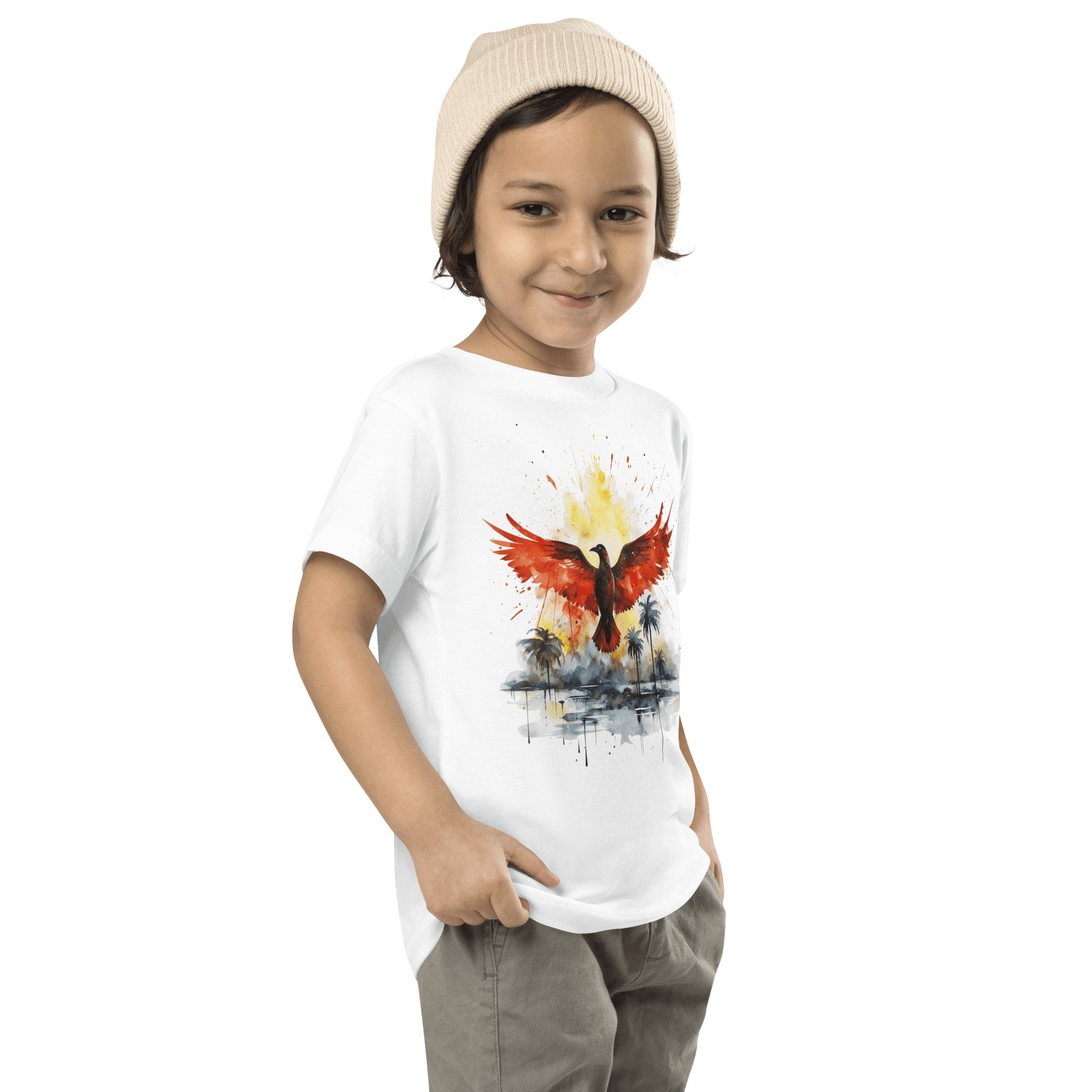 Kurzärmeliges Baby T-Shirt "Firebird" - Artexio