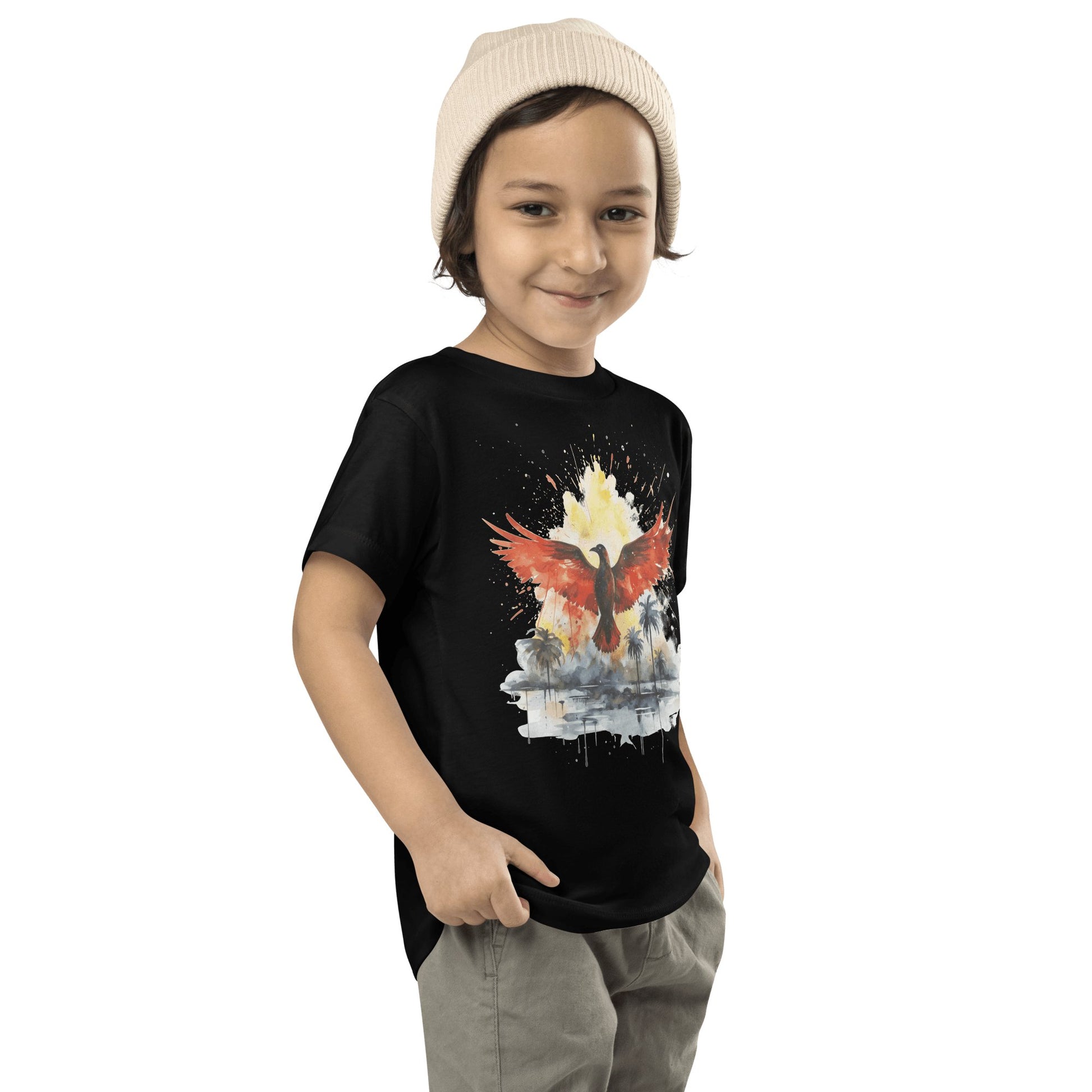 Kurzärmeliges Baby T-Shirt "Firebird" - Artexio