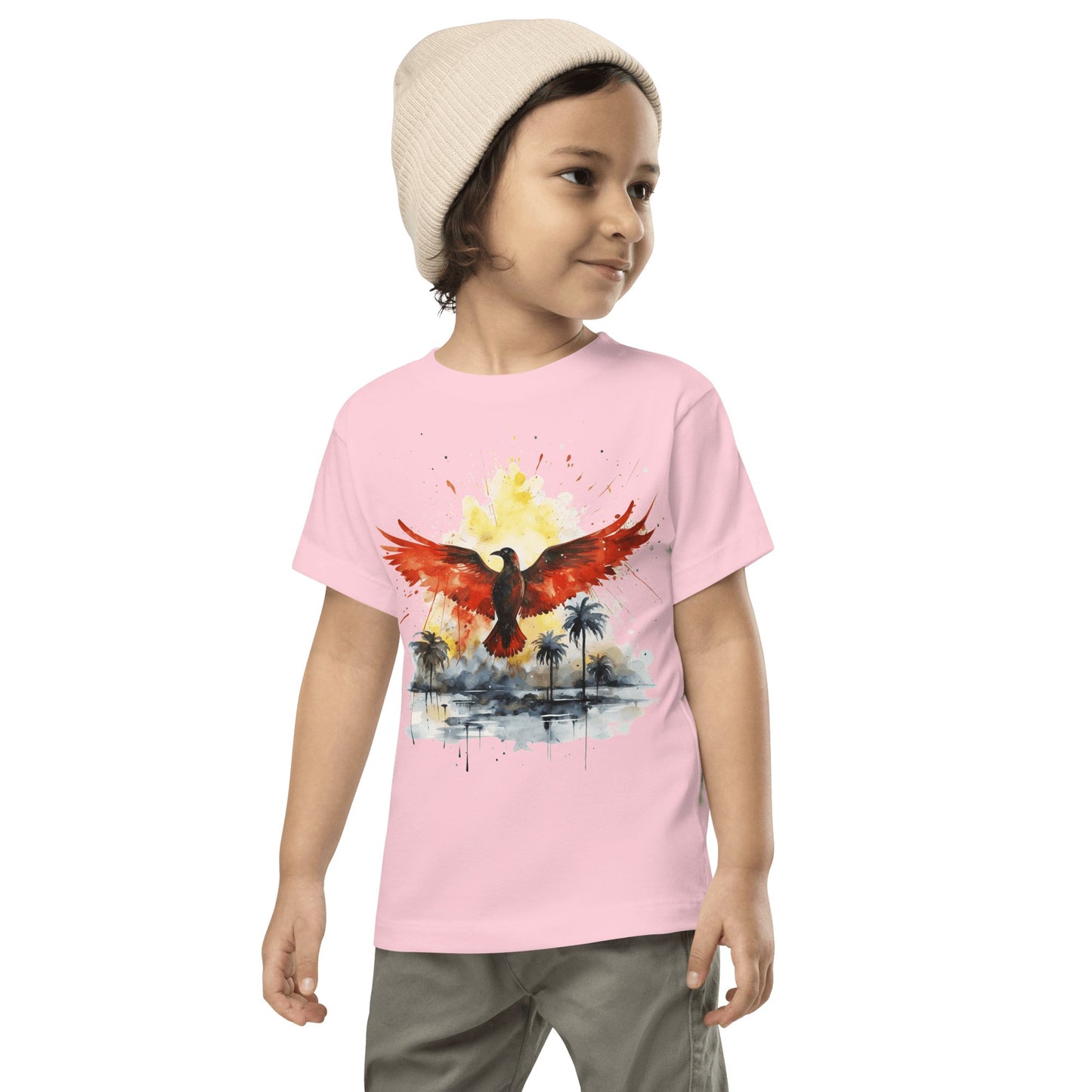 Kurzärmeliges Baby T-Shirt "Firebird" - Artexio