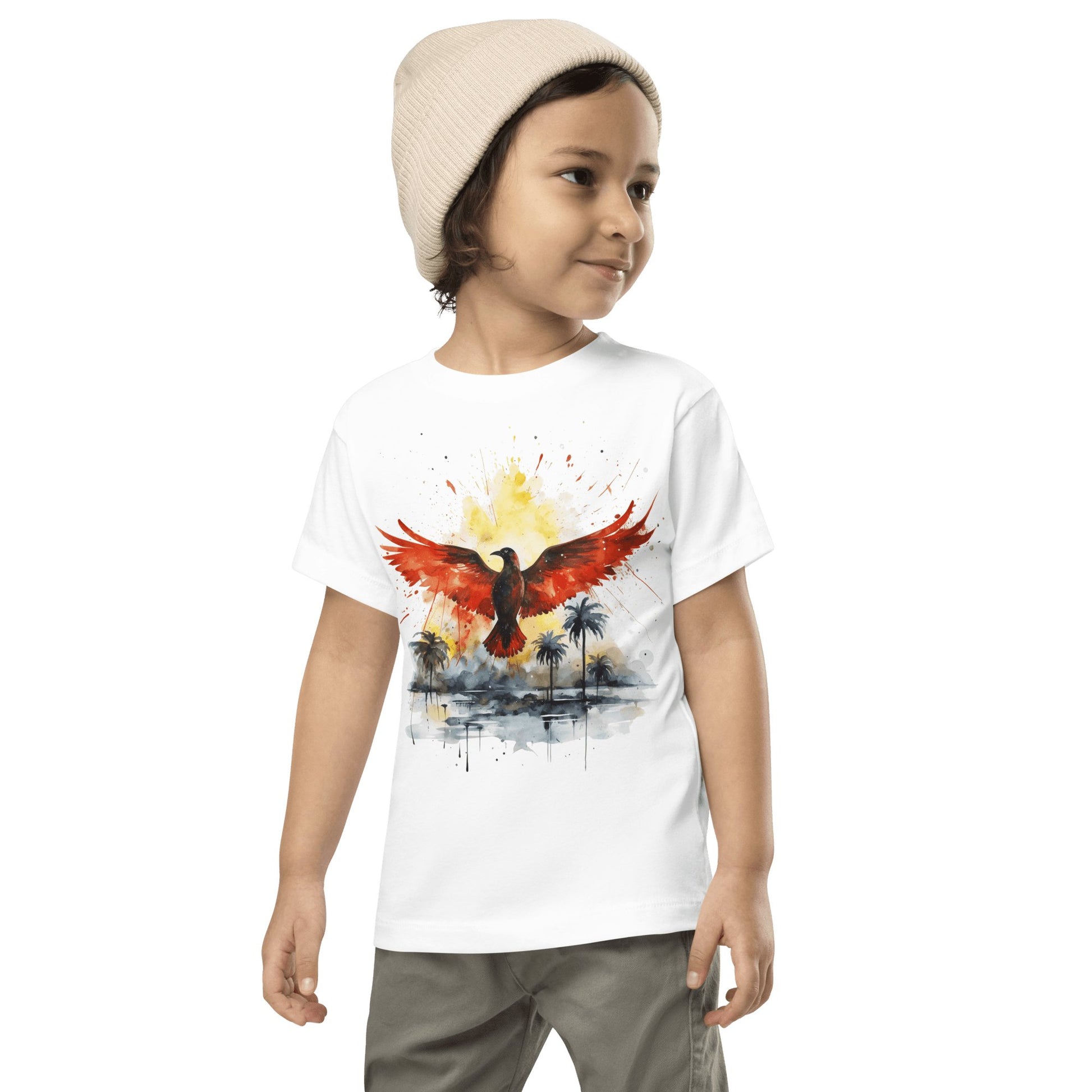 Kurzärmeliges Baby T-Shirt "Firebird" - Artexio