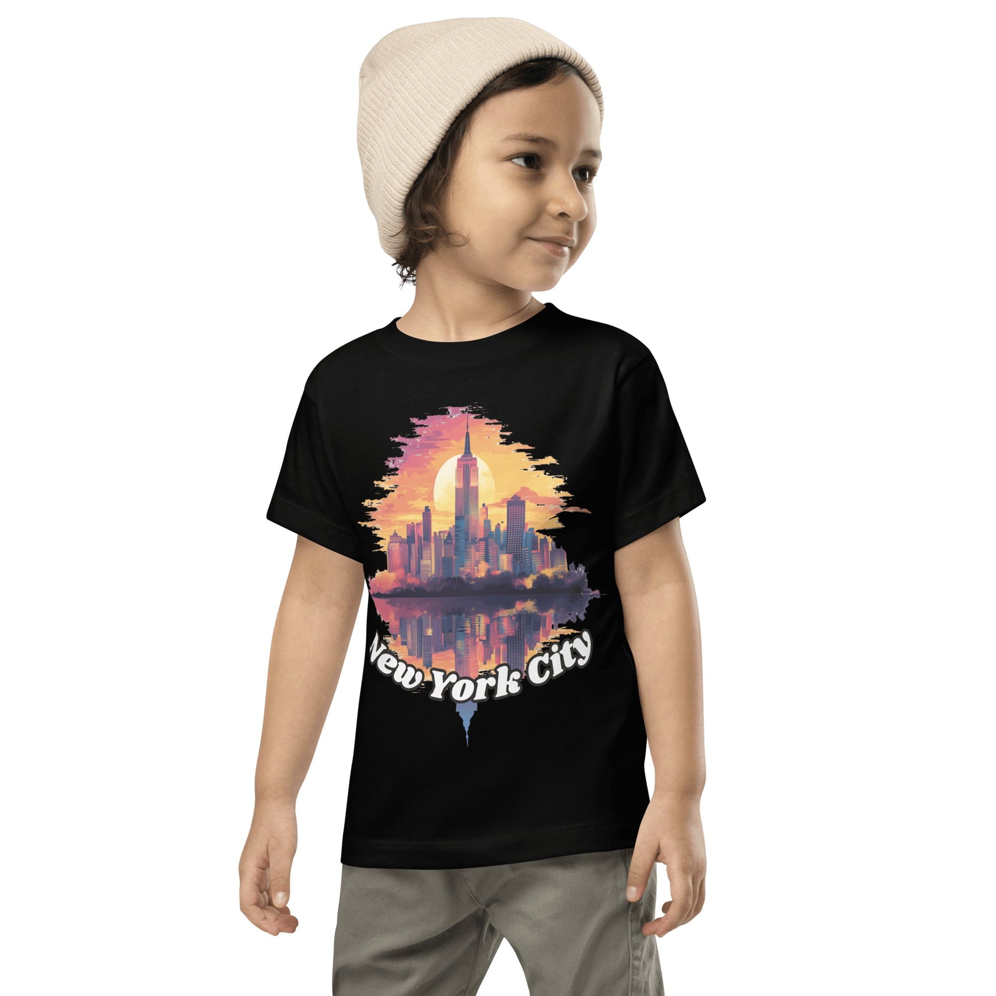 Kurzärmeliges Baby T-Shirt "New York City" - Artexio