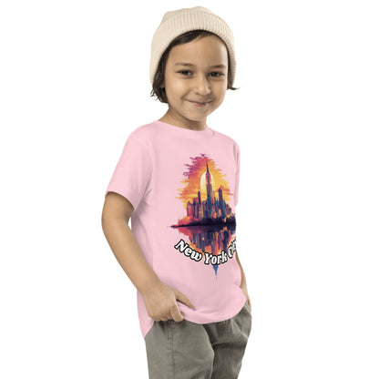 Kurzärmeliges Baby T-Shirt "New York City" - Artexio