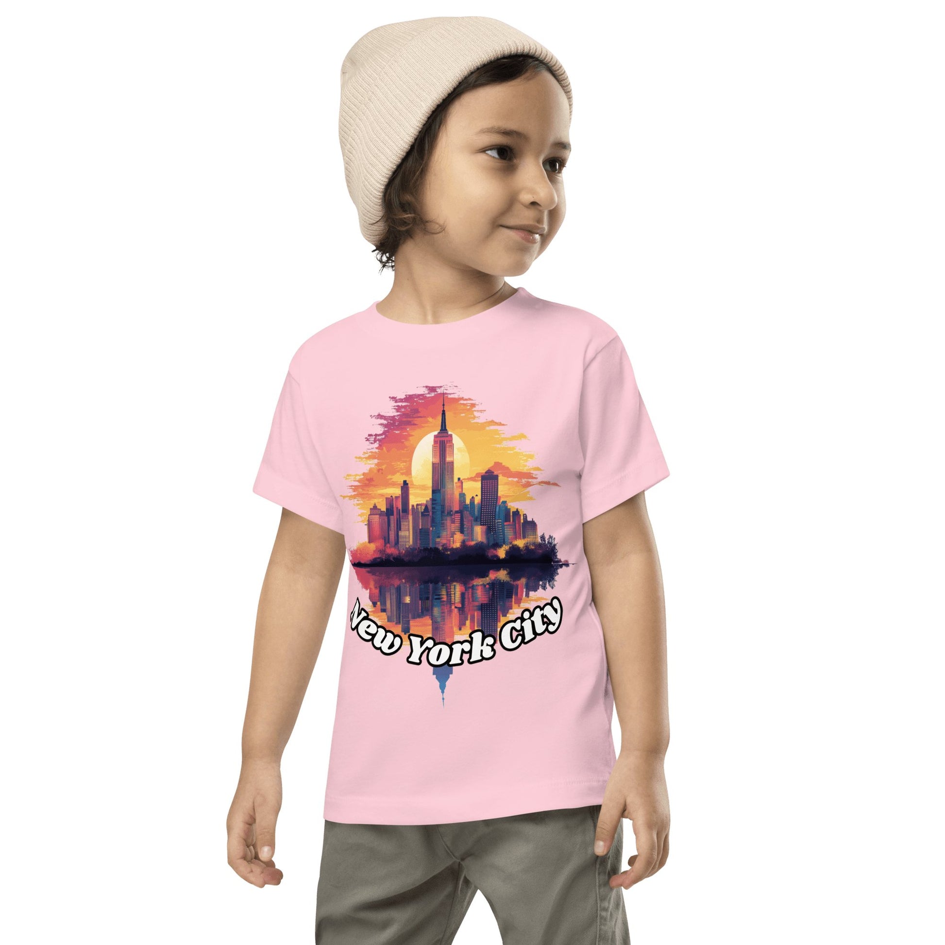 Kurzärmeliges Baby T-Shirt "New York City" - Artexio