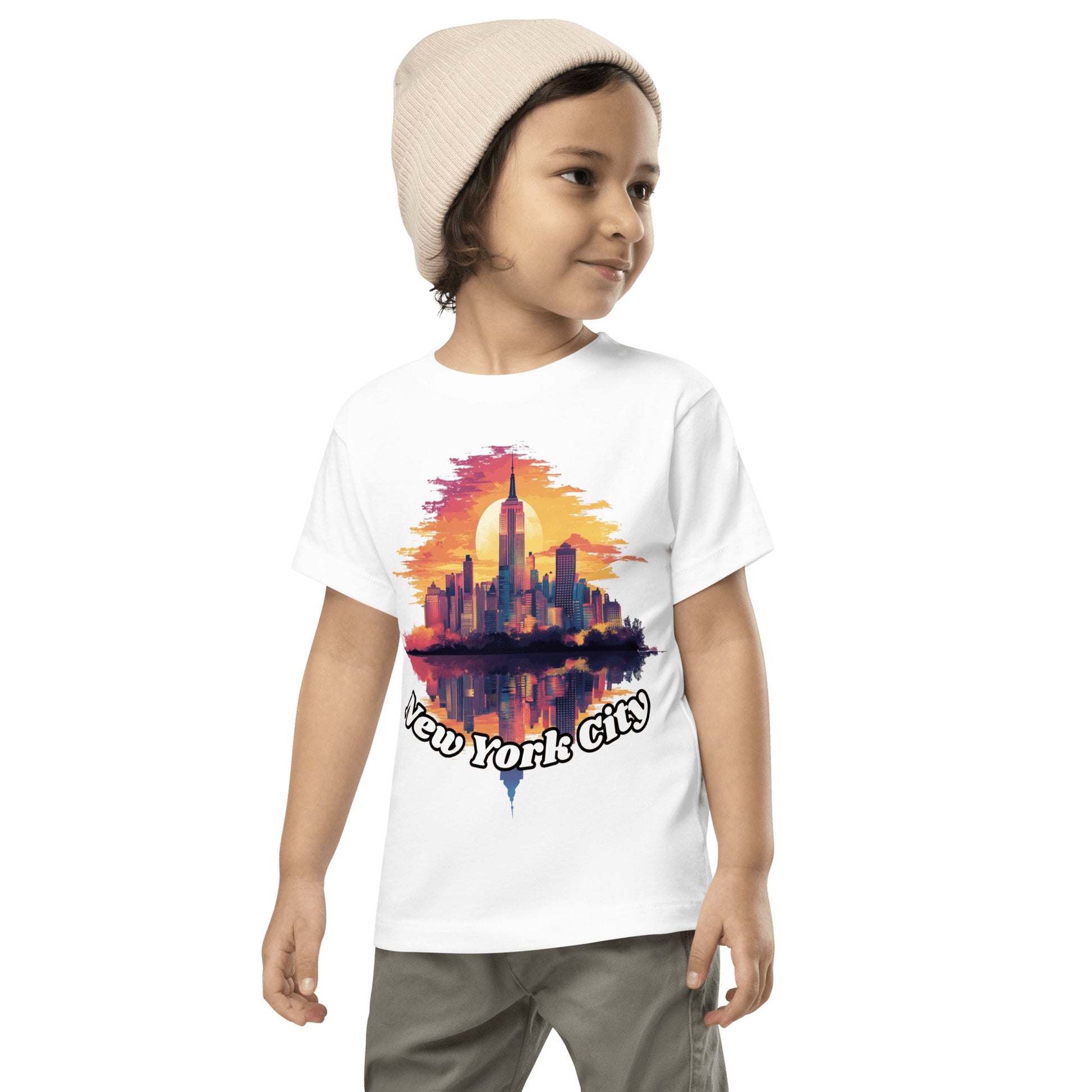 Kurzärmeliges Baby T-Shirt "New York City" - Artexio