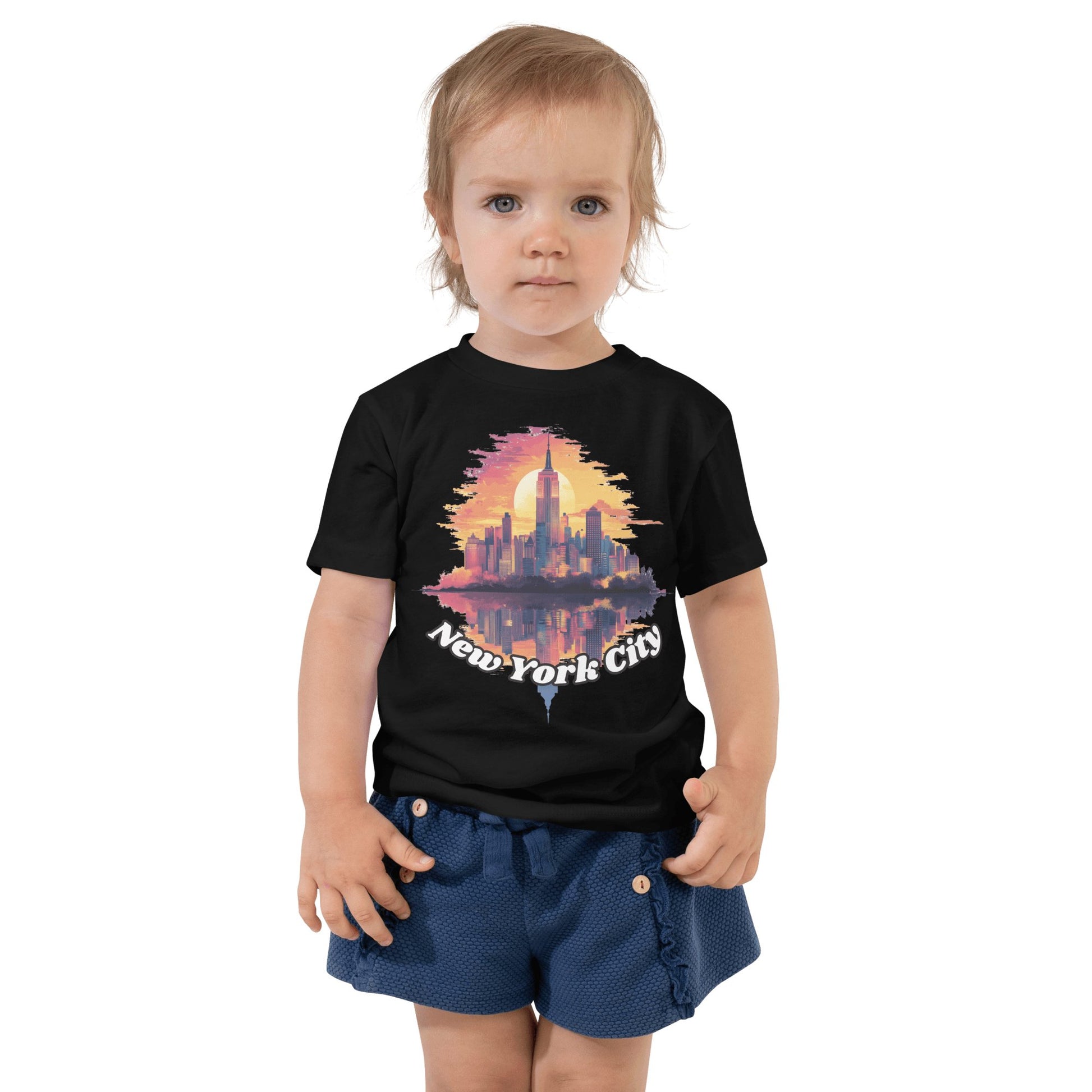 Kurzärmeliges Baby T-Shirt "New York City" - Artexio