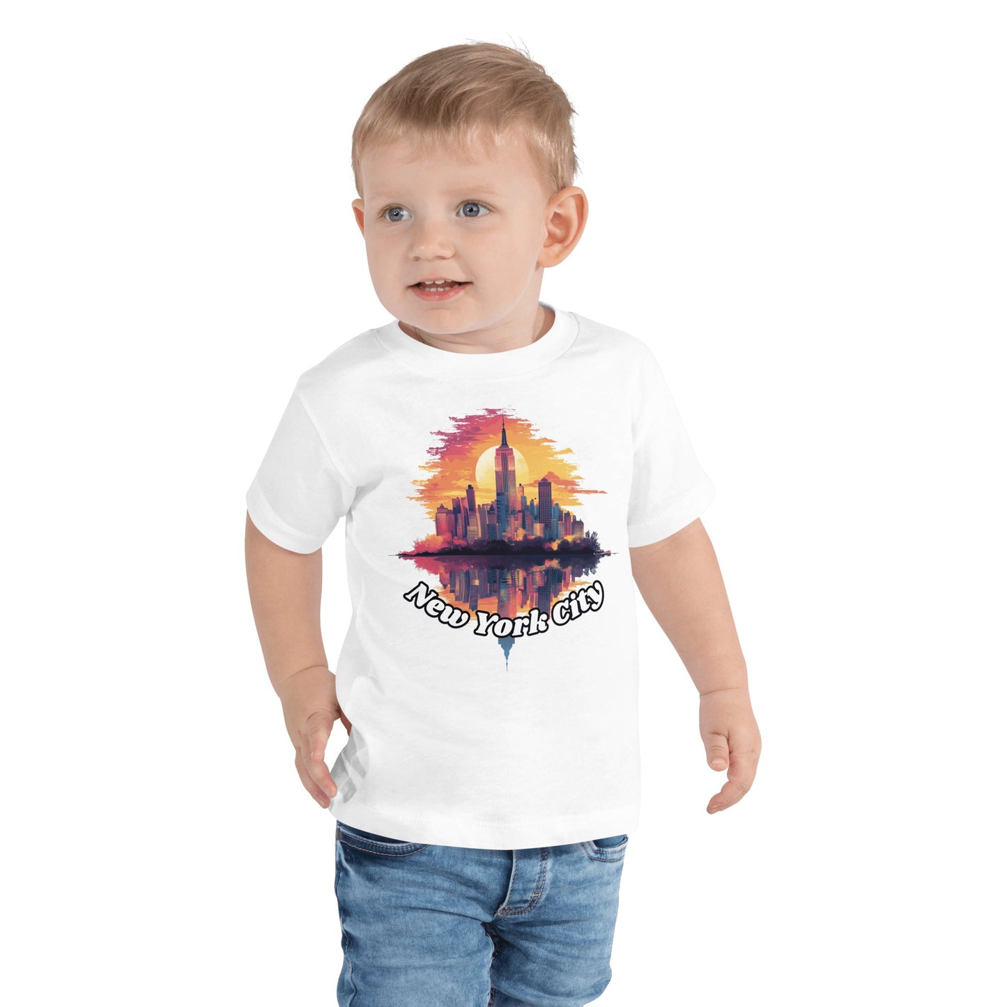 Kurzärmeliges Baby T-Shirt "New York City" - Artexio