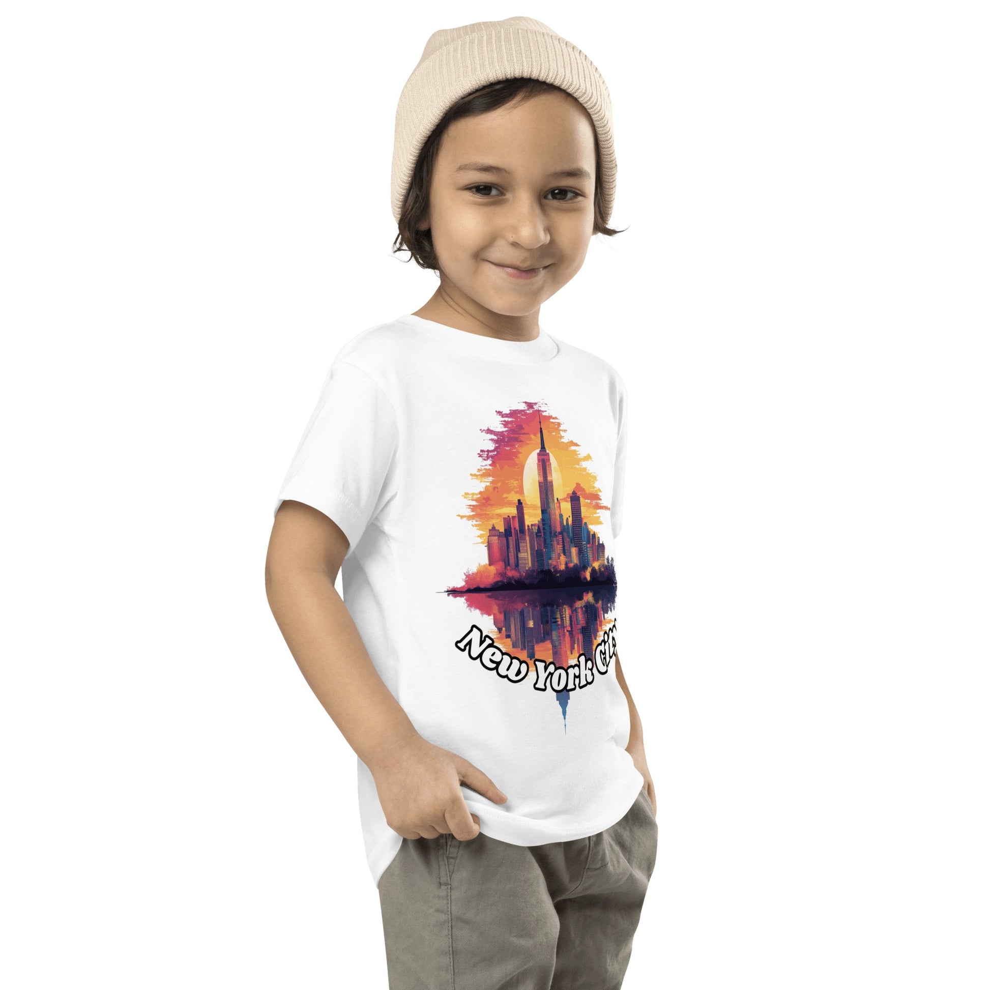 Kurzärmeliges Baby T-Shirt "New York City" - Artexio