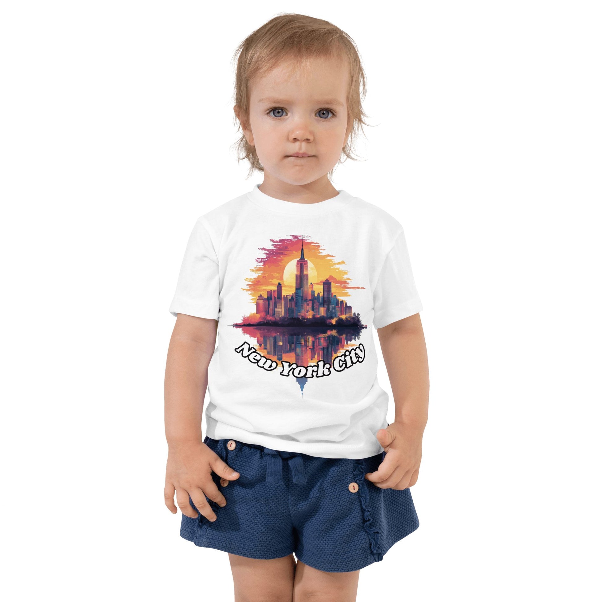 Kurzärmeliges Baby T-Shirt "New York City" - Artexio