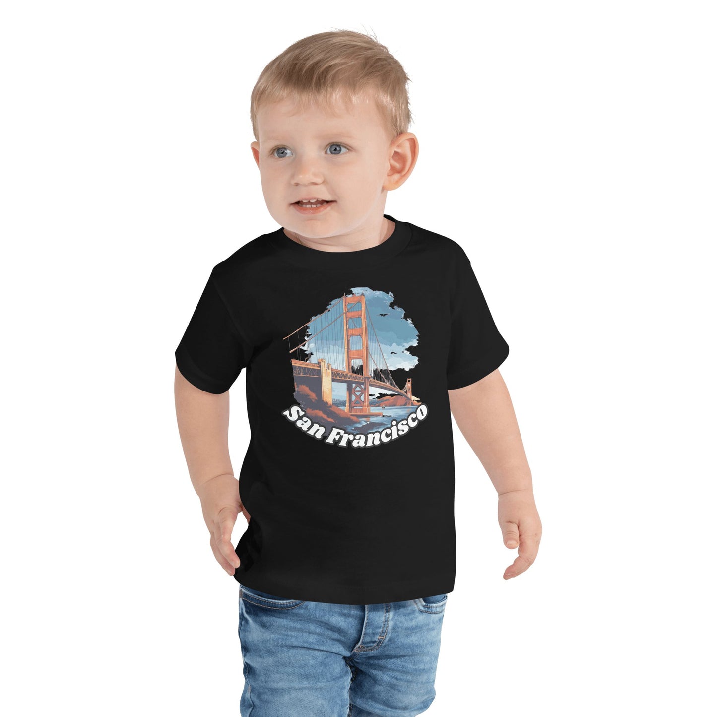 Kurzärmeliges Baby T-Shirt "San Francisco" - Artexio