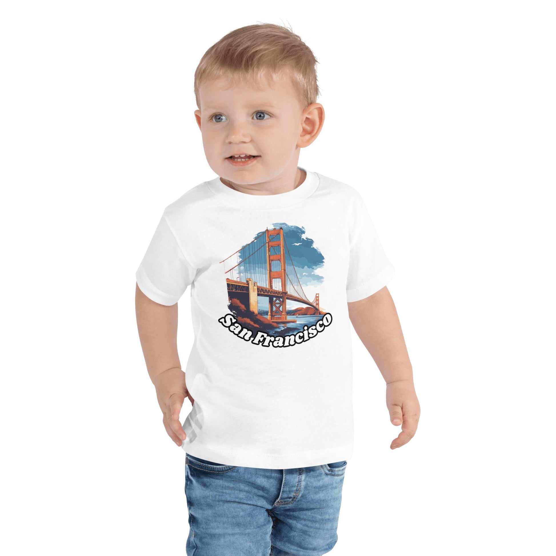 Kurzärmeliges Baby T-Shirt "San Francisco" - Artexio