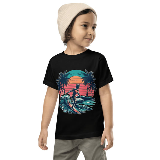 Kurzärmeliges Baby T-Shirt "Surfing" - Artexio