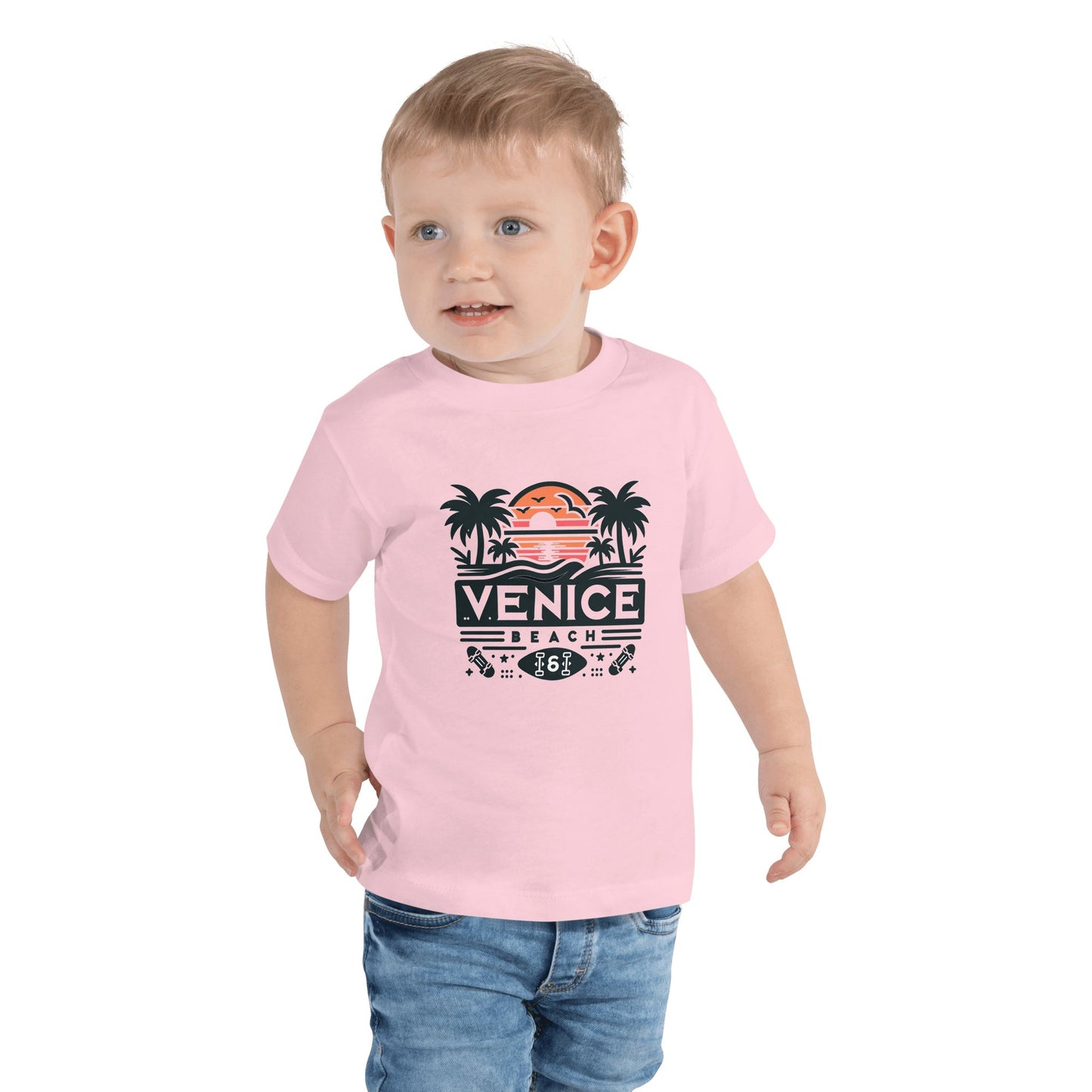 Kurzärmeliges Baby T-Shirt "Venice Beach" - Artexio