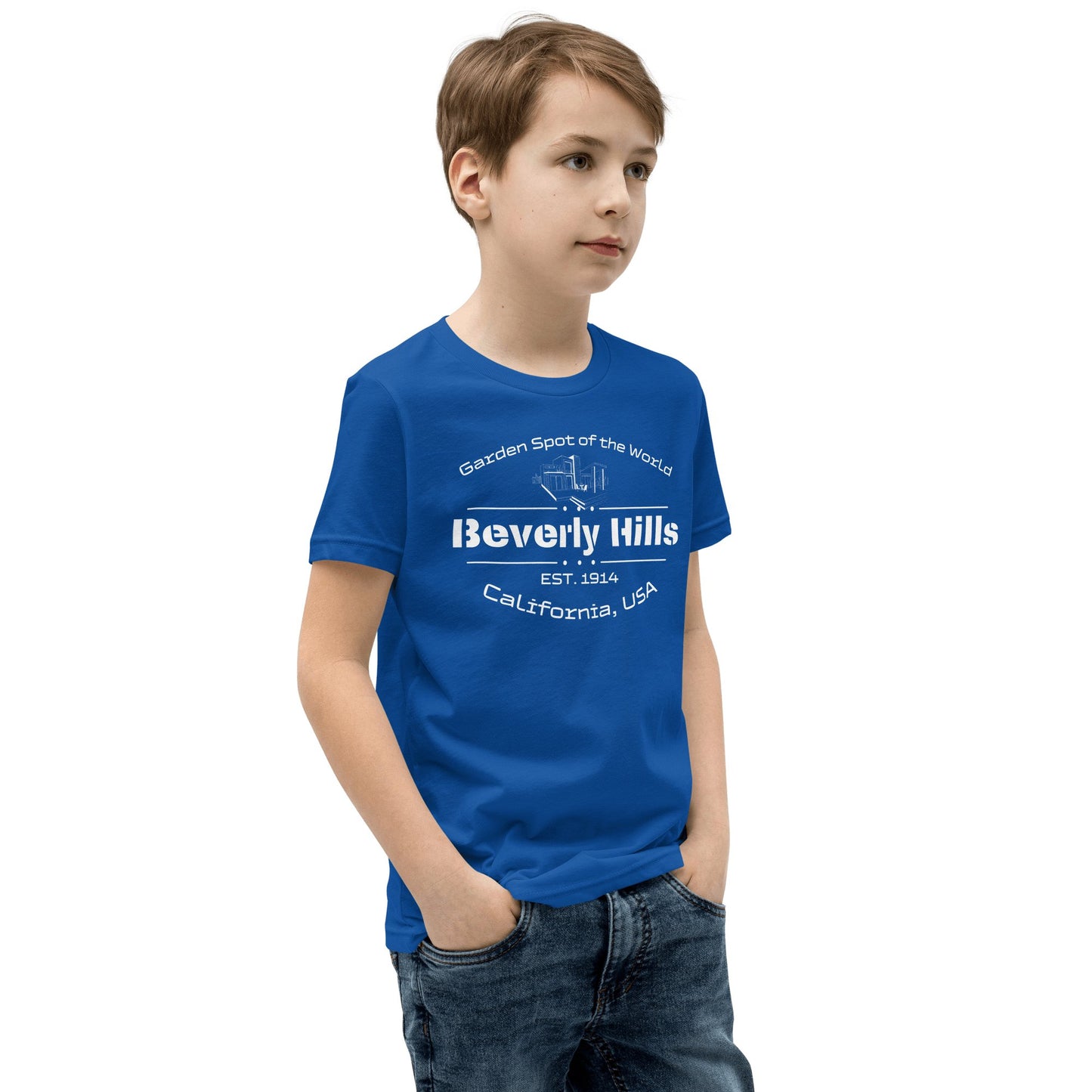 Kurzärmeliges T-Shirt für Jugendliche "Beverly Hills" - Artexio