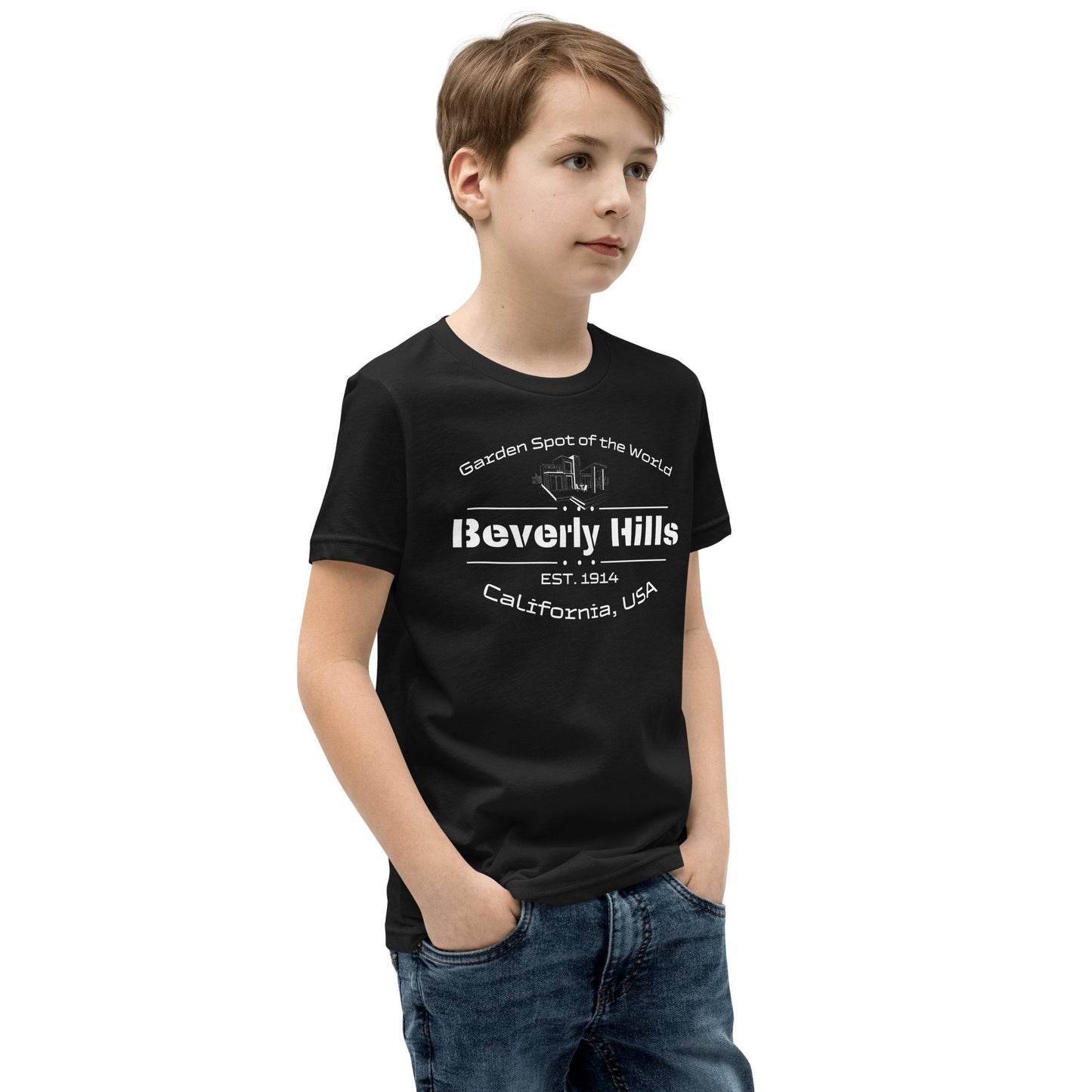 Kurzärmeliges T-Shirt für Jugendliche "Beverly Hills" - Artexio