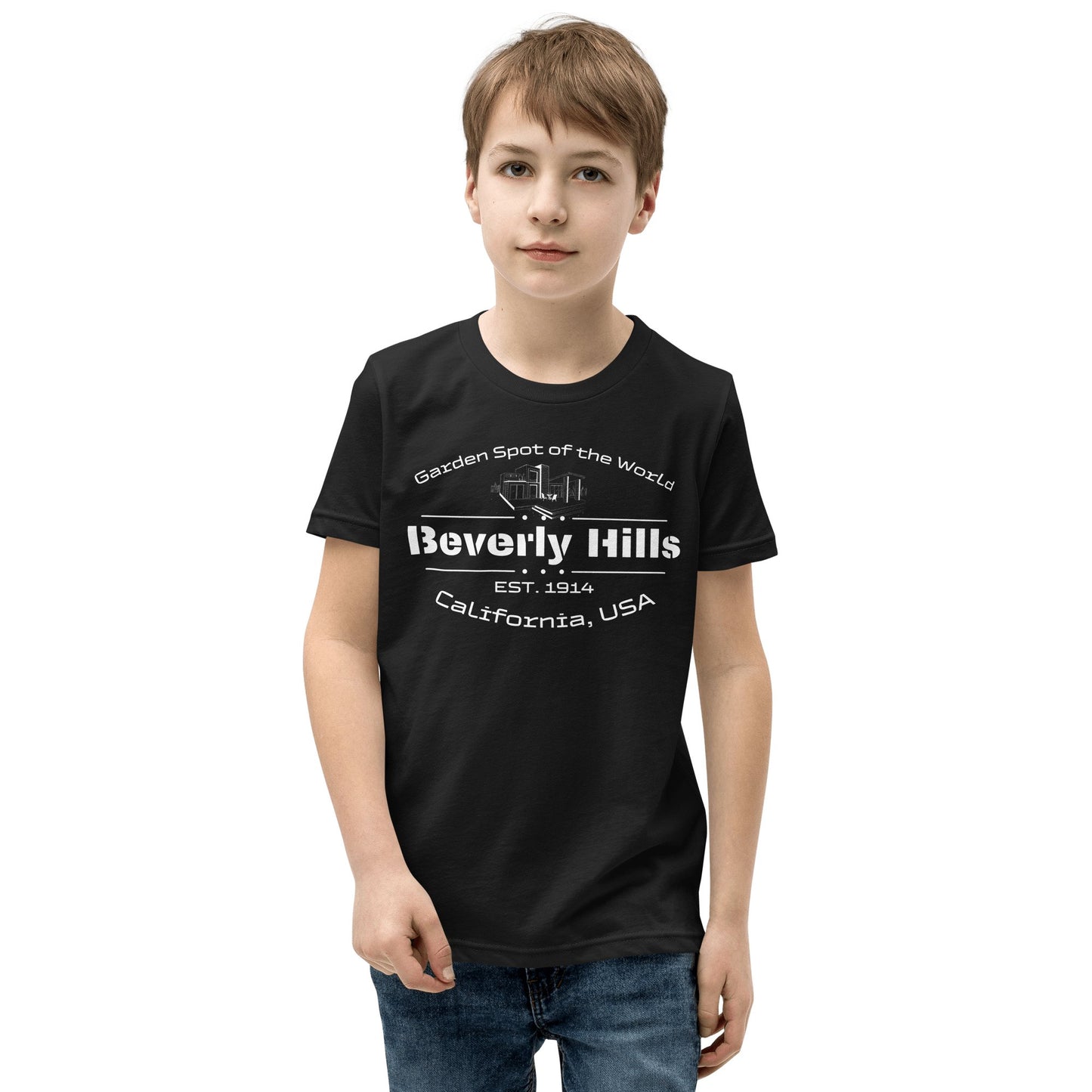 Kurzärmeliges T-Shirt für Jugendliche "Beverly Hills" - Artexio