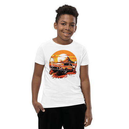 Kurzärmeliges T-Shirt für Jugendliche "Ford Mustang" - Artexio