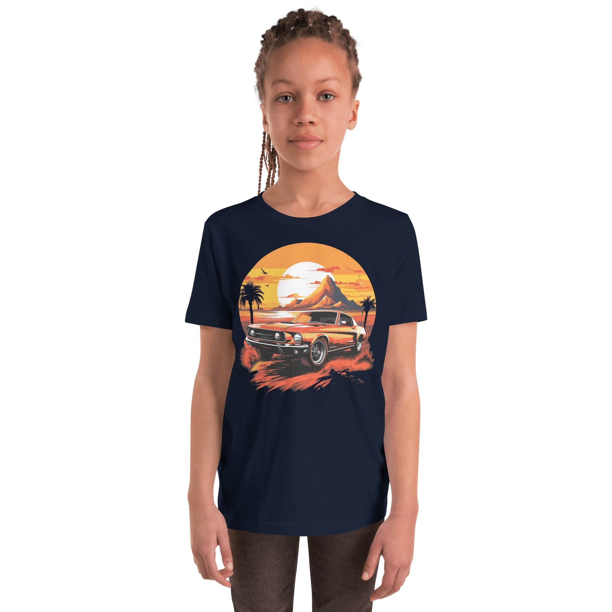 Kurzärmeliges T-Shirt für Jugendliche "Ford Mustang" - Artexio