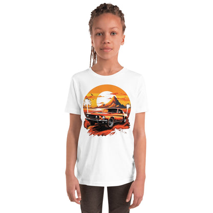 Kurzärmeliges T-Shirt für Jugendliche "Ford Mustang" - Artexio