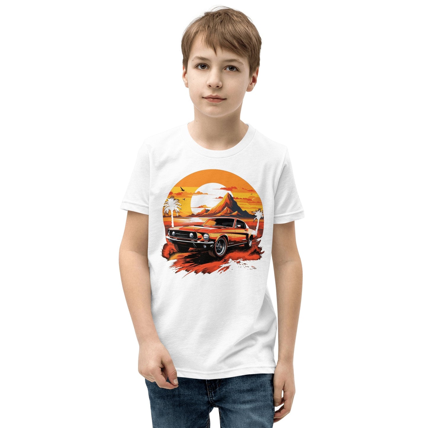 Kurzärmeliges T-Shirt für Jugendliche "Ford Mustang" - Artexio