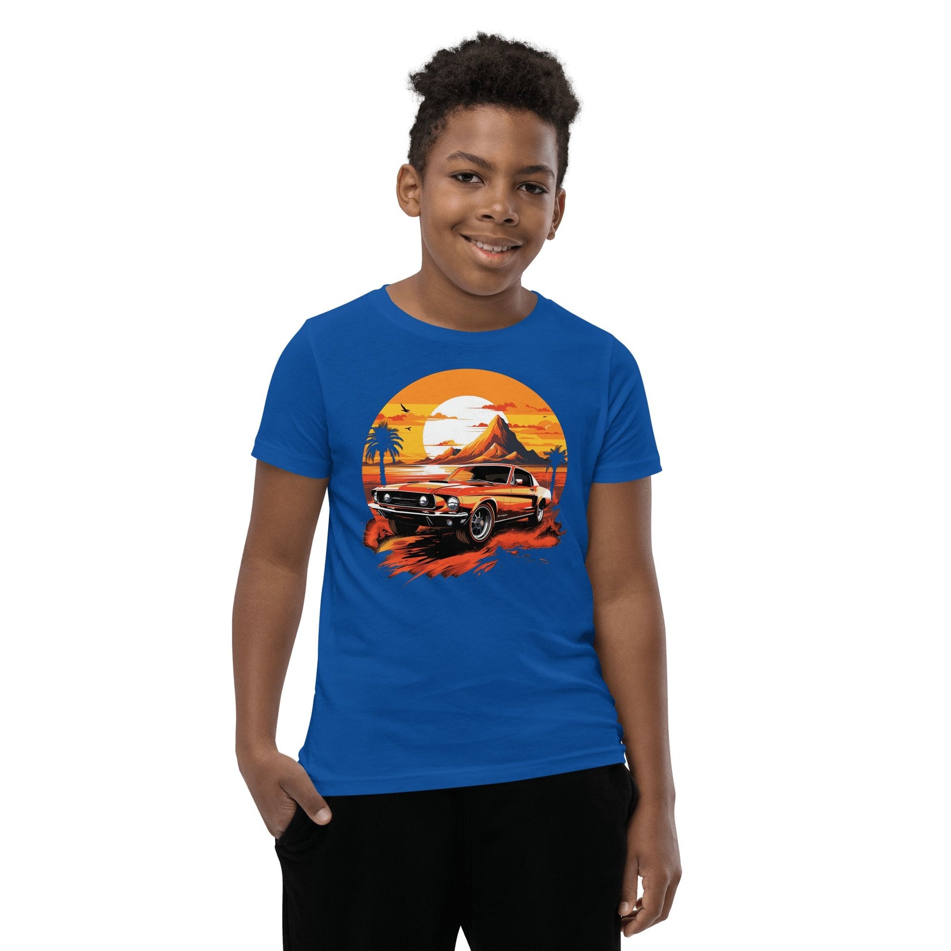 Kurzärmeliges T-Shirt für Jugendliche "Ford Mustang" - Artexio