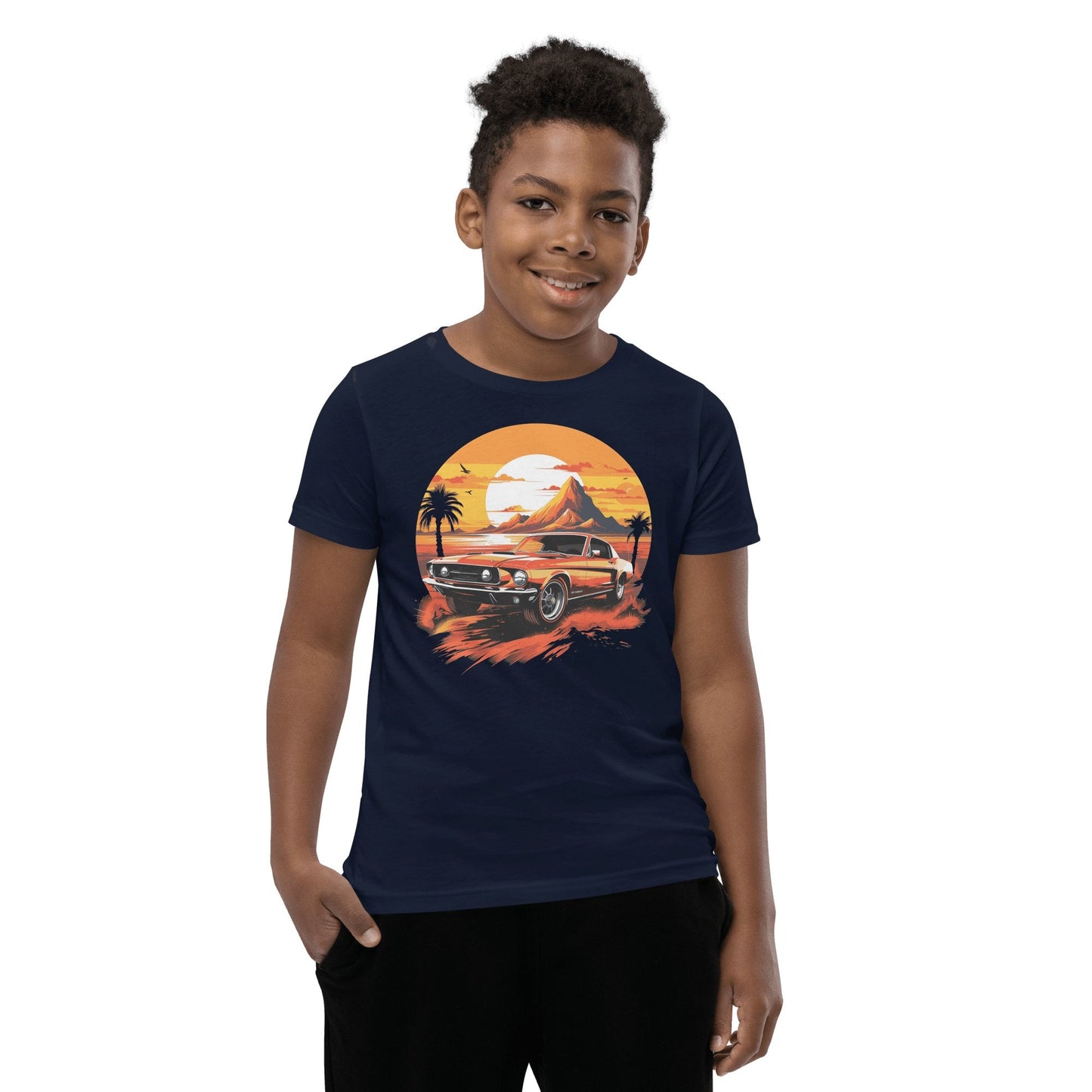 Kurzärmeliges T-Shirt für Jugendliche "Ford Mustang" - Artexio