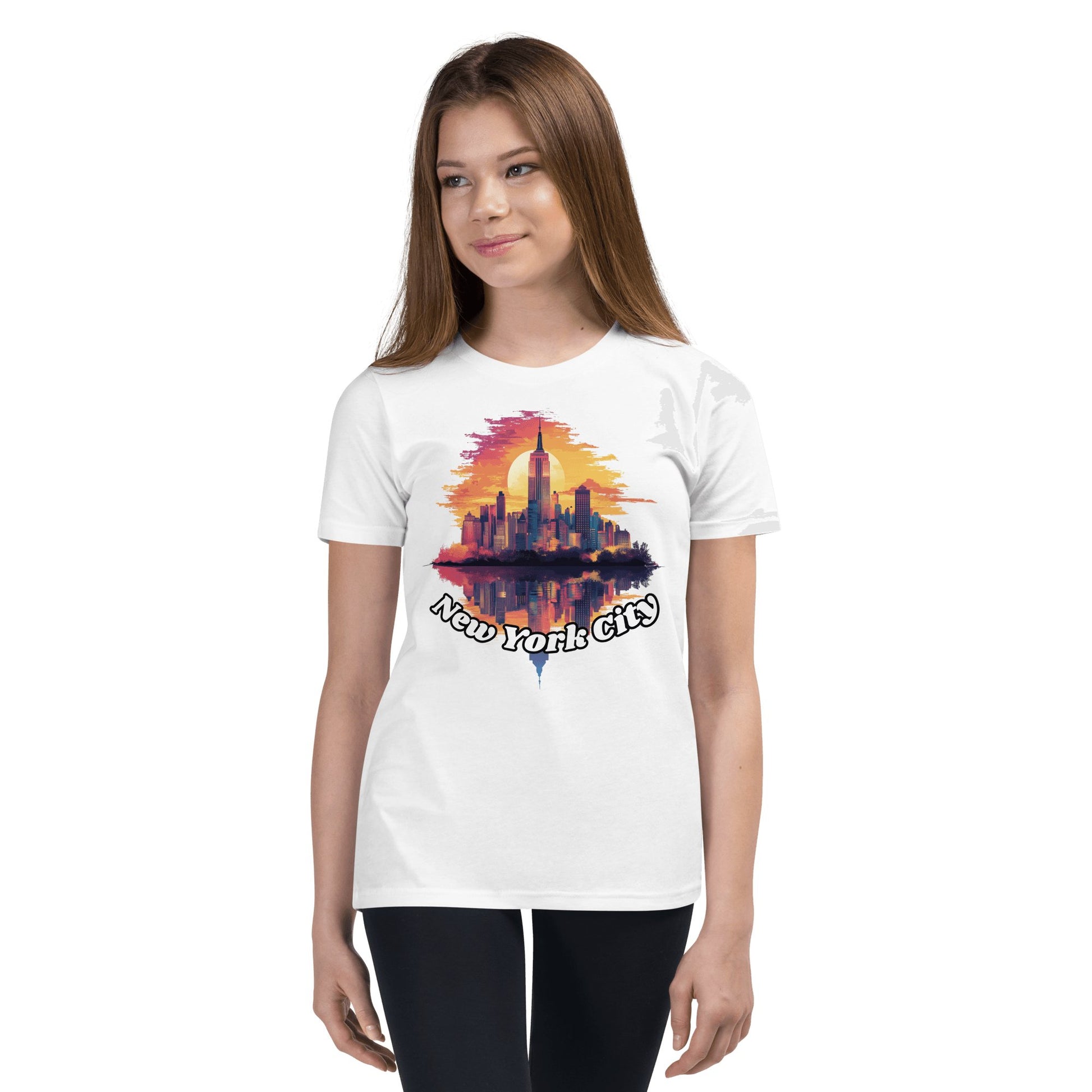 Kurzärmeliges T-Shirt für Jugendliche "New York City" - Artexio