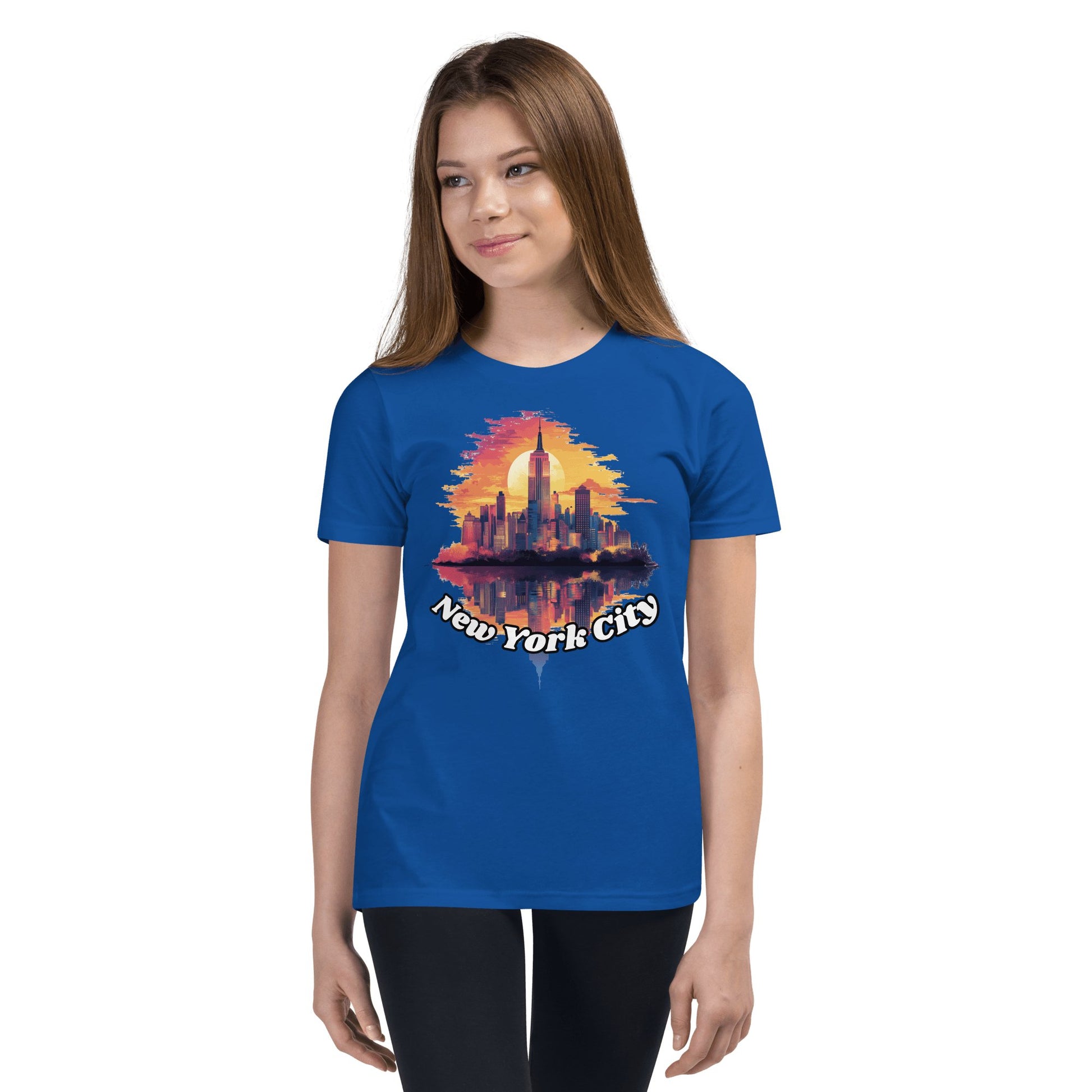 Kurzärmeliges T-Shirt für Jugendliche "New York City" - Artexio