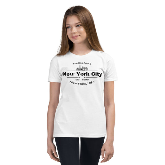 Kurzärmeliges T-Shirt für Jugendliche "New York City" - Artexio