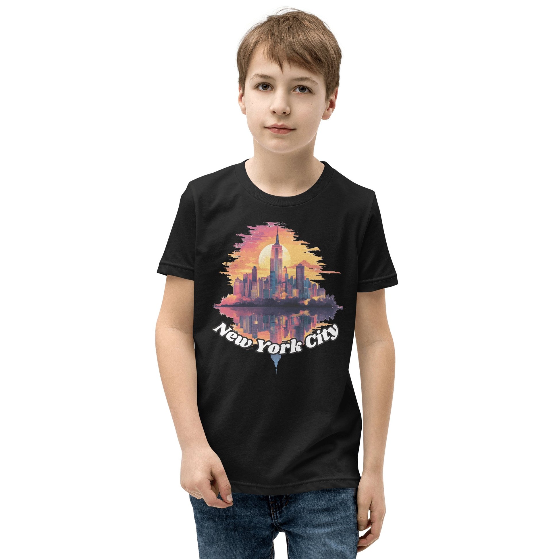 Kurzärmeliges T-Shirt für Jugendliche "New York City" - Artexio