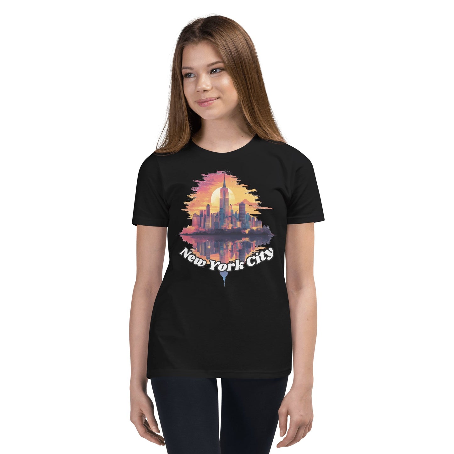 Kurzärmeliges T-Shirt für Jugendliche "New York City" - Artexio